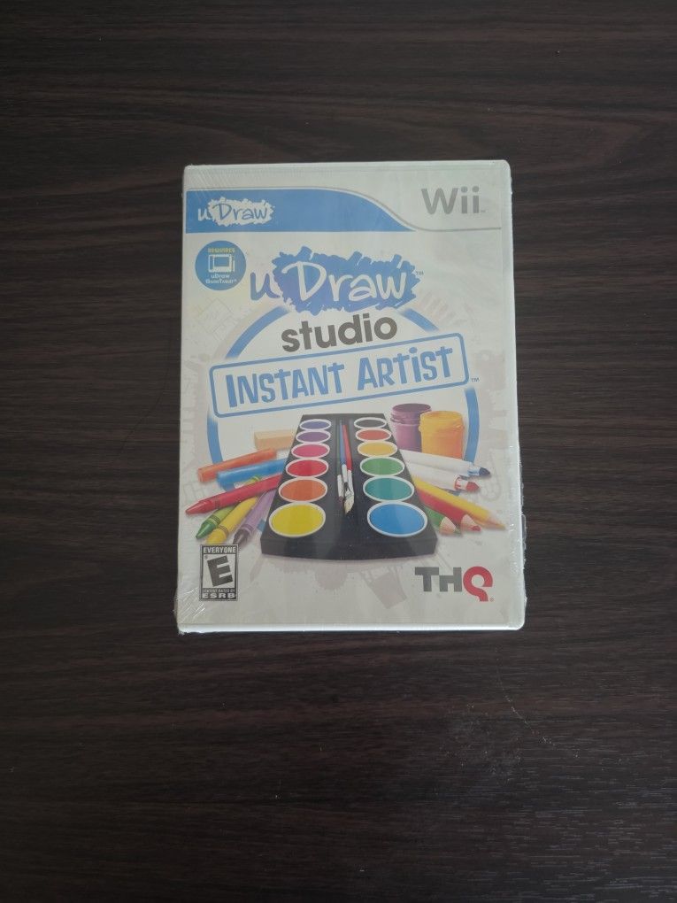 Sealed / Unopened U Draw Studio Instant Artist For Wii