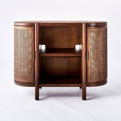 Portola Hills Caned Door Console 