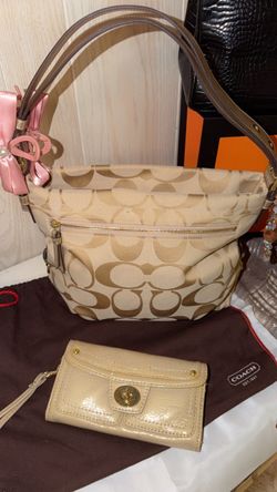 Coach purse vintage with wallet