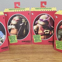 NECA TMNT Ultimates (1990 Movie) 7” 35th Anniversary Walmart Exclusive Lot