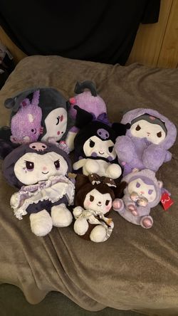 Kuromi Sanrio Plush Collection Lot of 6