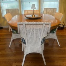 Oak Table With 6 Chairs 