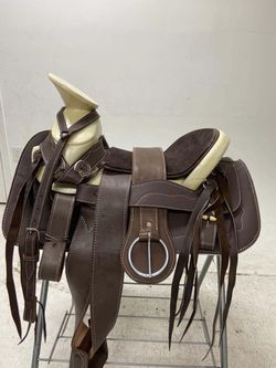 Montura charra de cuero