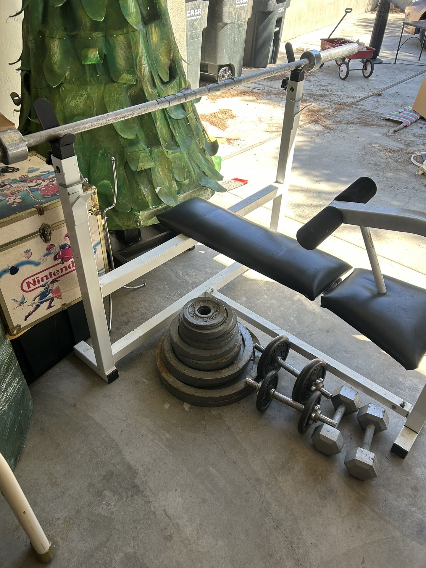 Workout bench / weights