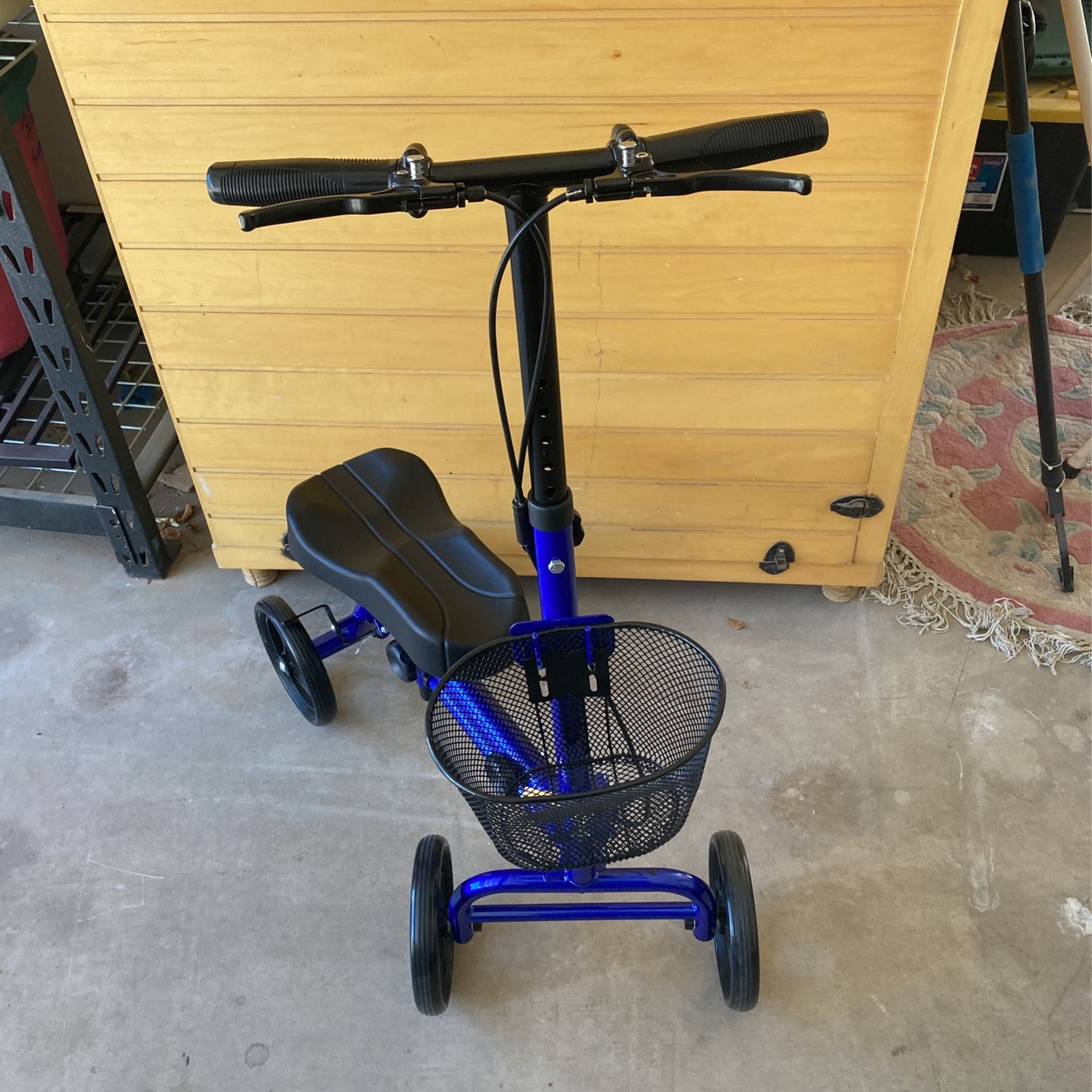 Knee Scooter New  Blue With Basket 