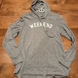 Woman’s Modern Lux Weekend Hoodie Shipping Available 