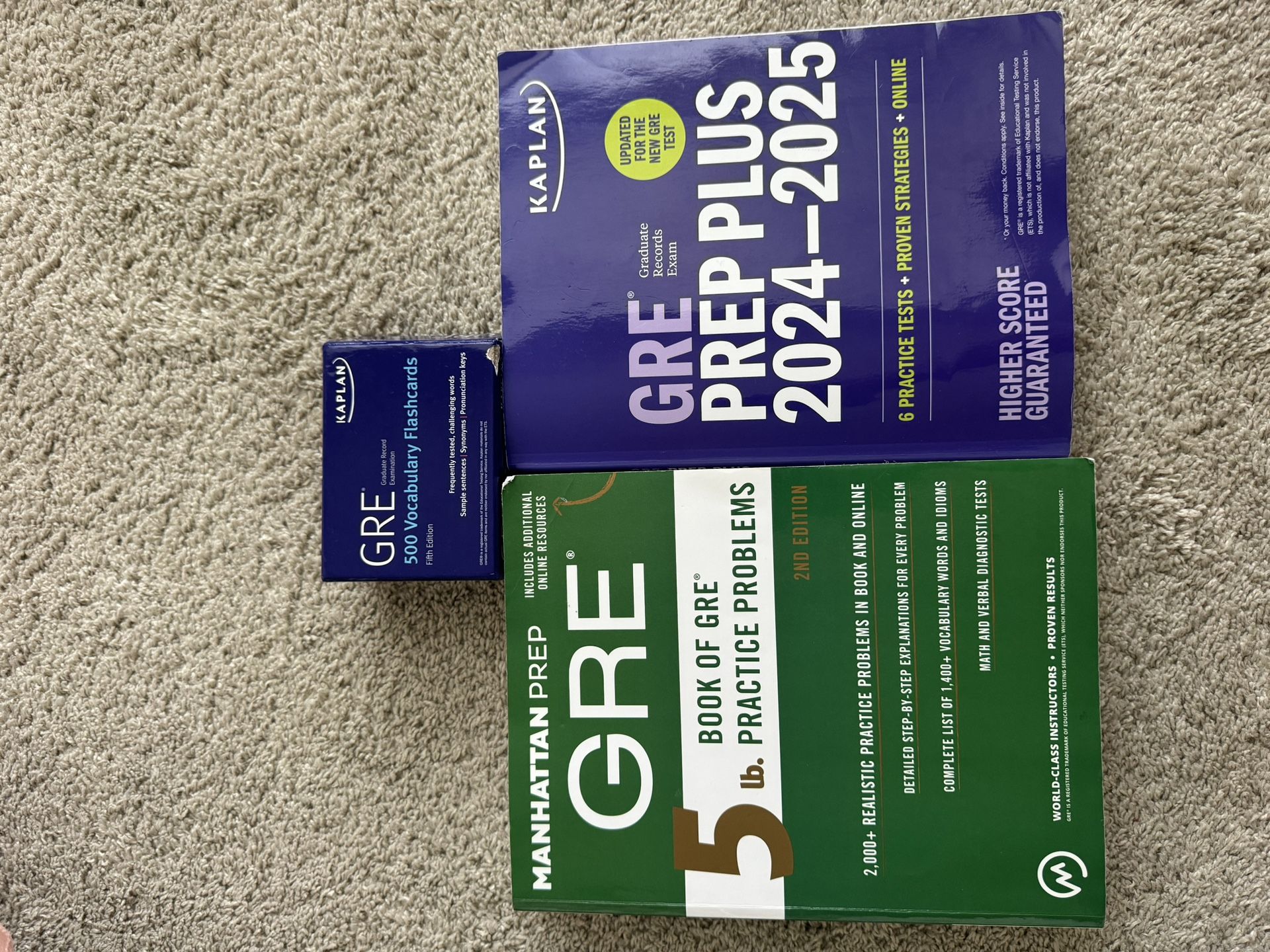 GRE Prep Book/ Flashcards