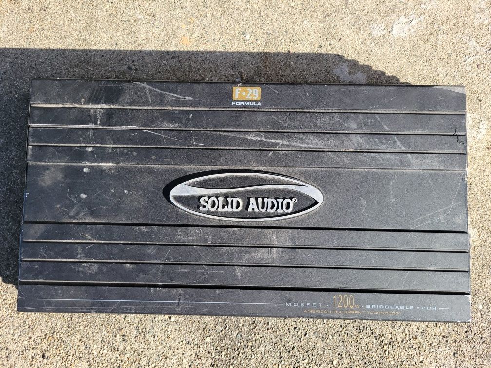 Solid Audio F29 Amplifier