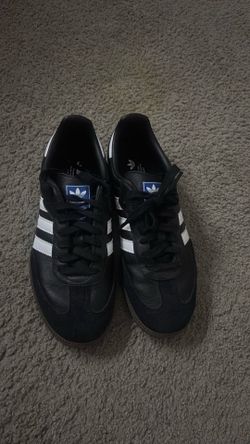Black adidas sambas
