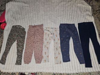 5 girls leggings size 6