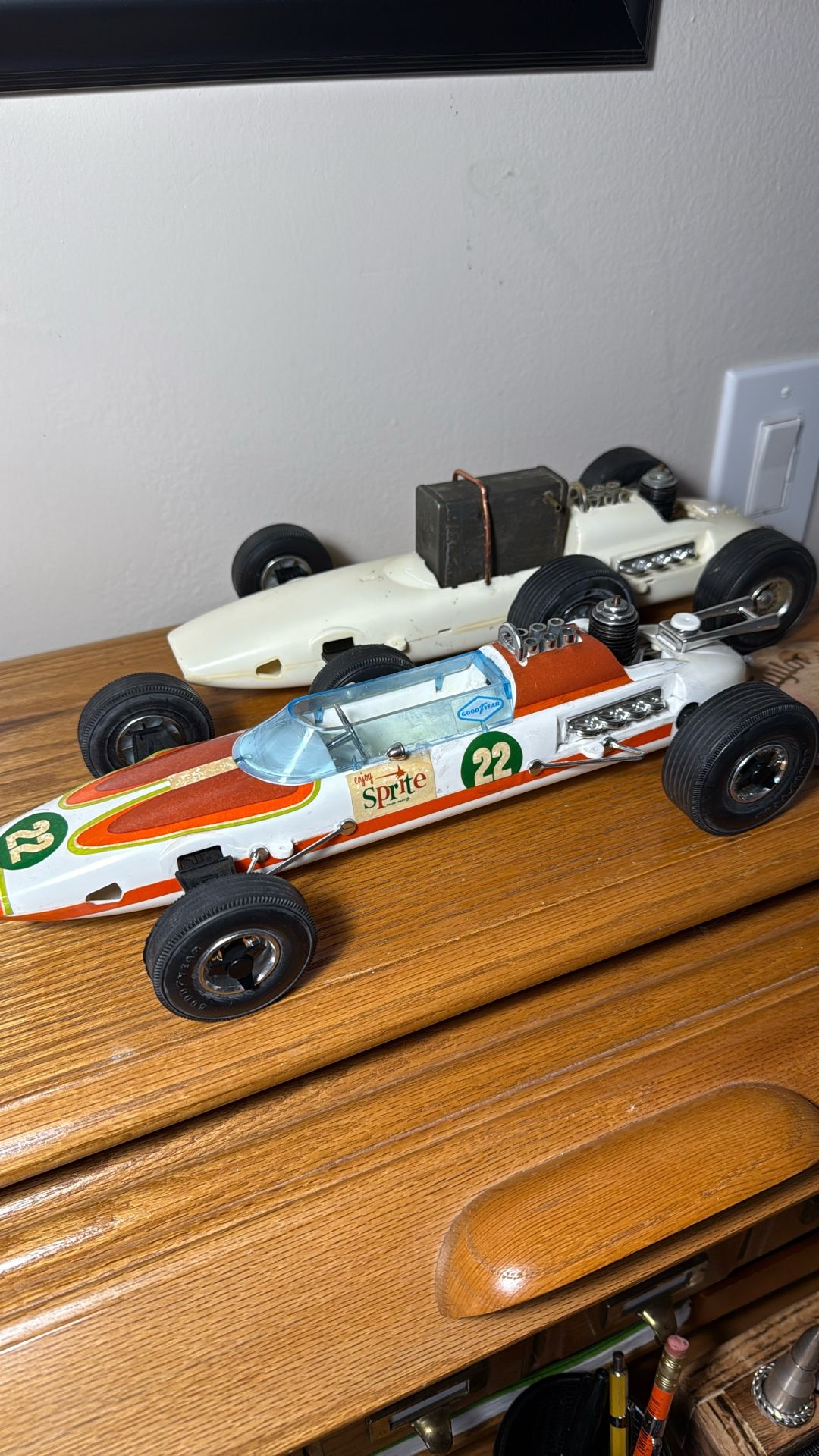 Tether Cars Two Cox Teller Cars and extra parts