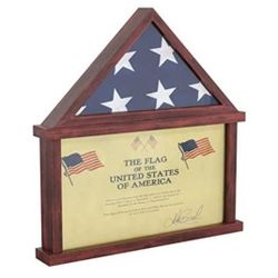 *NEW* Flag Display Case with Certificate Holder