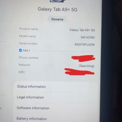 Samsung tablet A9+