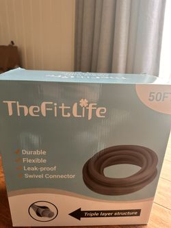 Garden Flexible Hose - Heavy Duty Hose with Soft Grip Handle and 8 Function Nozzle