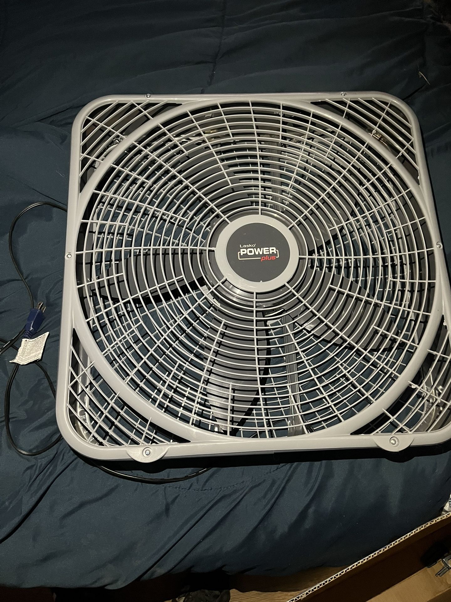 Lasko power Plus Box fan Just Used Once