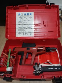 Hilti DX 750 Powder Actuated Nail Stud Gun MX 75