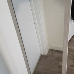 13.38 x 49.38 White Door Mirror 