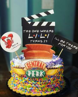Friends Theme Cake Topper