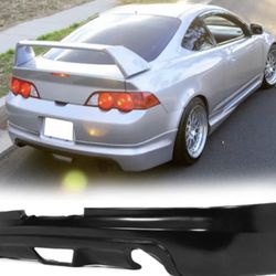 Fits 02 03 04 Acura RSX Coupe Mugen PU Rear Bumper Lip Spoiler PU - Polyurethane