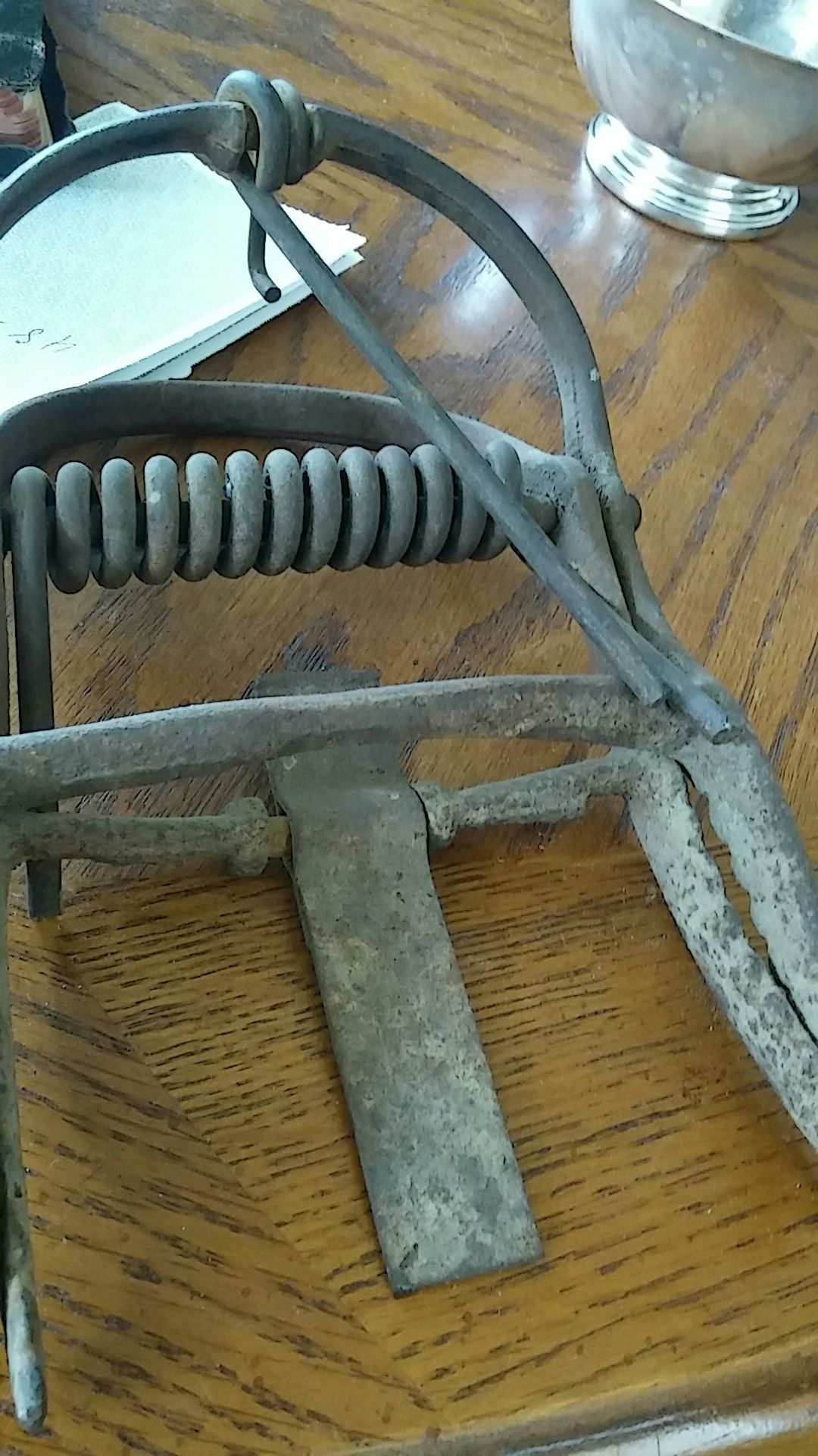 Old Cast Iron Animal Trap