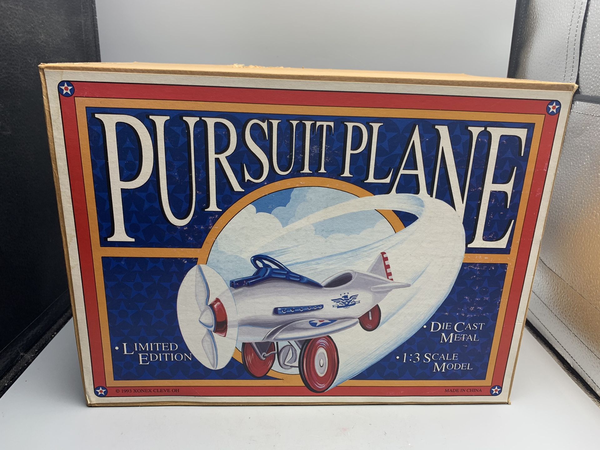 1993 Xonex Limited Edition 1/3 Scale Pursuit Plane Die Cast Metal