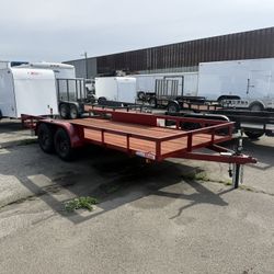 2026 Carson Trailer Standard Utility 82” X 16’ 7K GVWR 