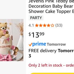 Cake Topper Bear 
