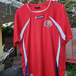 Team Costa Rica Lotto Futbol Soccer Jersey 
