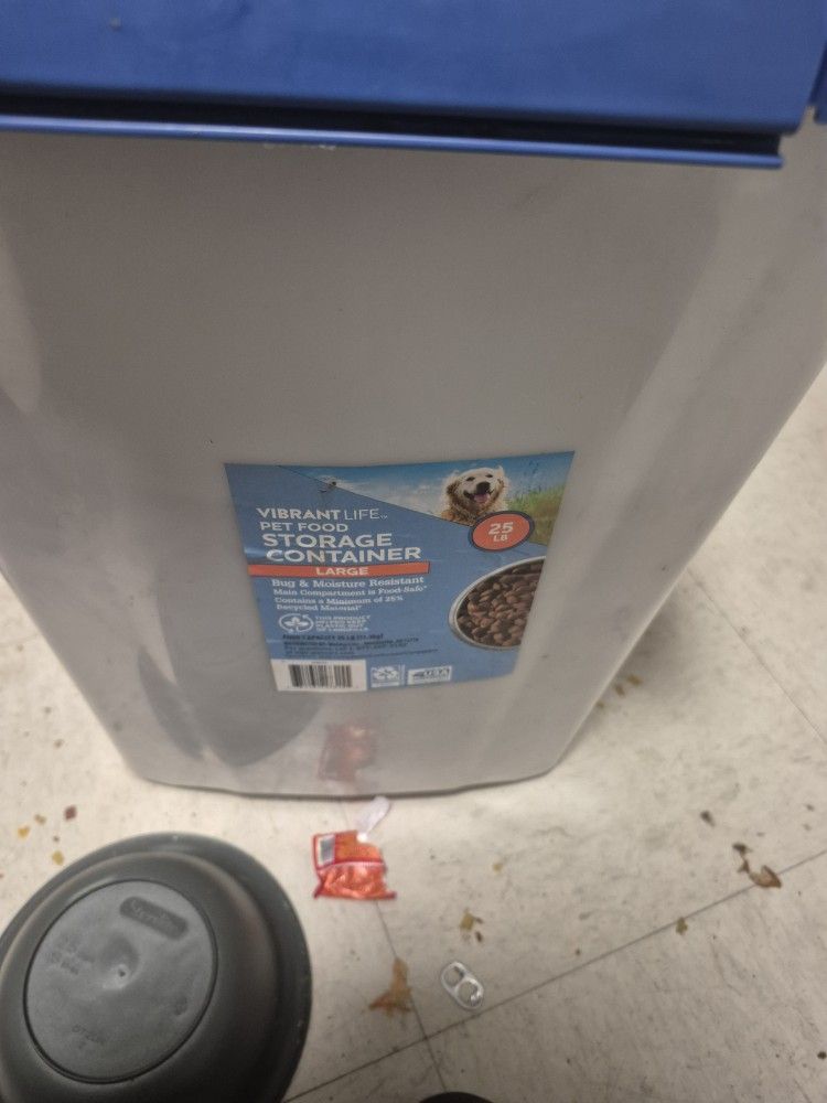 Wholesomes Dog Food And Container