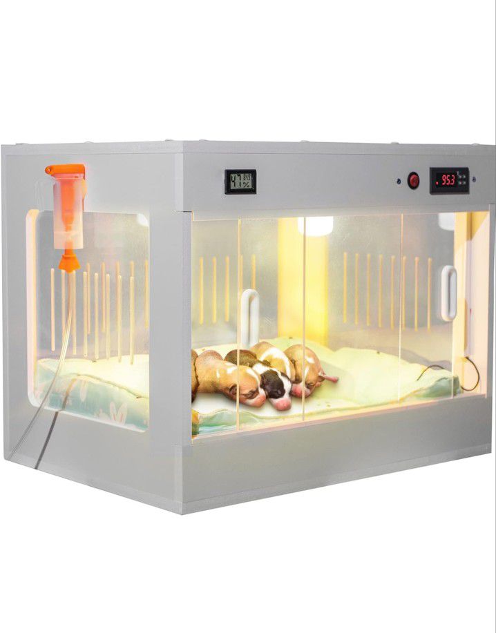 WIONBE Intelligent Puppy Incubator Newborn Big Family Dog Kennel Pet Box Lab Heater Puppy