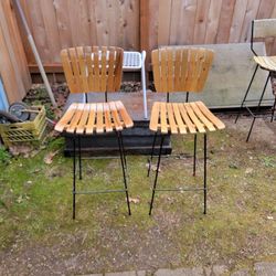 Mid Century Barstools 