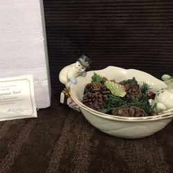 Lenox The Snowman Bowl
