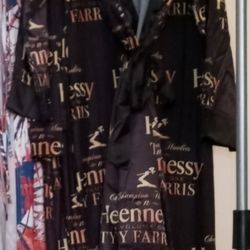 Brand New Custom Made Hennessy Robe Sizes Small To 2xl Available