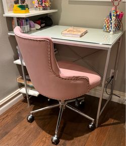 Desk and chair
