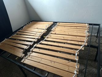 Solid wood bed slats