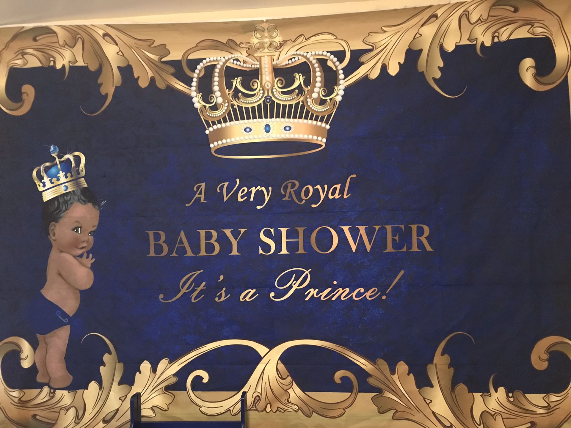 Royal Prince Baby Shower decorations