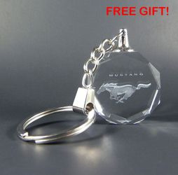 Mustang Acrylic Keychain