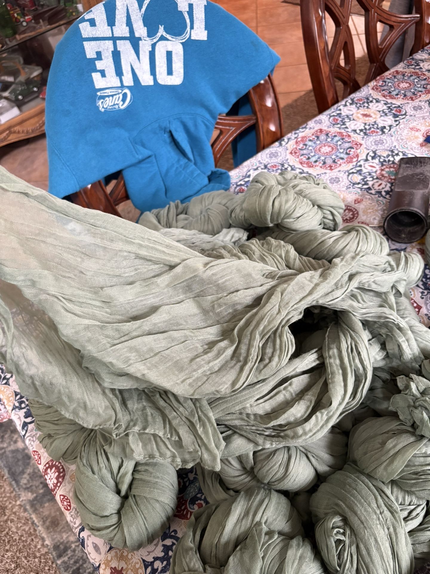 Sage Green Table Runner