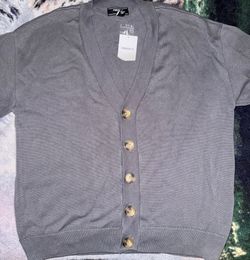 New Medium Men’s Grey cardigan