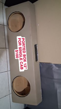 Ported box 12" single cab