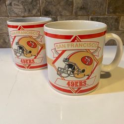 Vintage 49ers San Francisco Cups