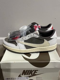 Air Jordan 1 Low Travis Scott Mocha Size 14 New