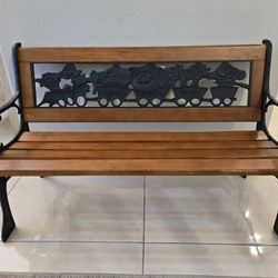 Toddler Wooden Park Bench