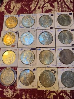 Silver dollars $90 Each or trade for old pocket watches