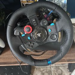 Logitech - G29 Driving Force Racing Wheel and Floor Pedals for PS5, PS4, PC, Mac - Black
