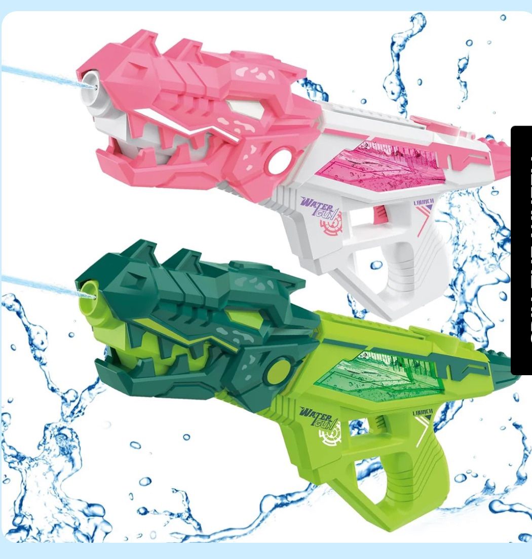 TALGIC 2 Pack Squirt Dinosaur Guns
