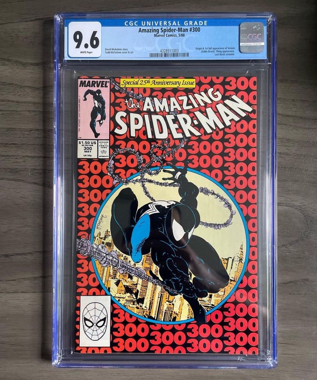 Amazing Spider-Man #300 Marvel Comics (1988) CGC 9.6 – 1st Appearance of Venom