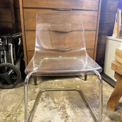 IKEA Clear Tobias Chair