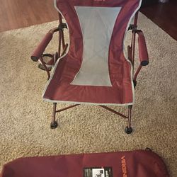 VA Tech Hard Arm Tailgating Chair Like New