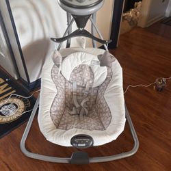 Graco Simple Sway Infant Baby Swing 5.5-30lbs - Abbington